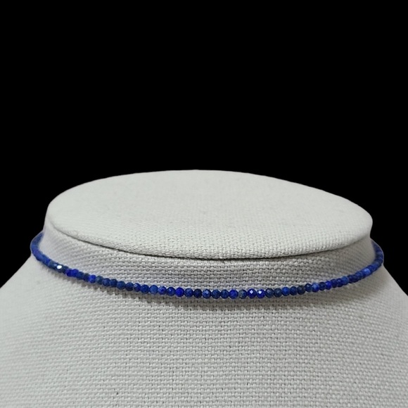Lapis Lazuli Choker Necklace - Picture 3 of 4